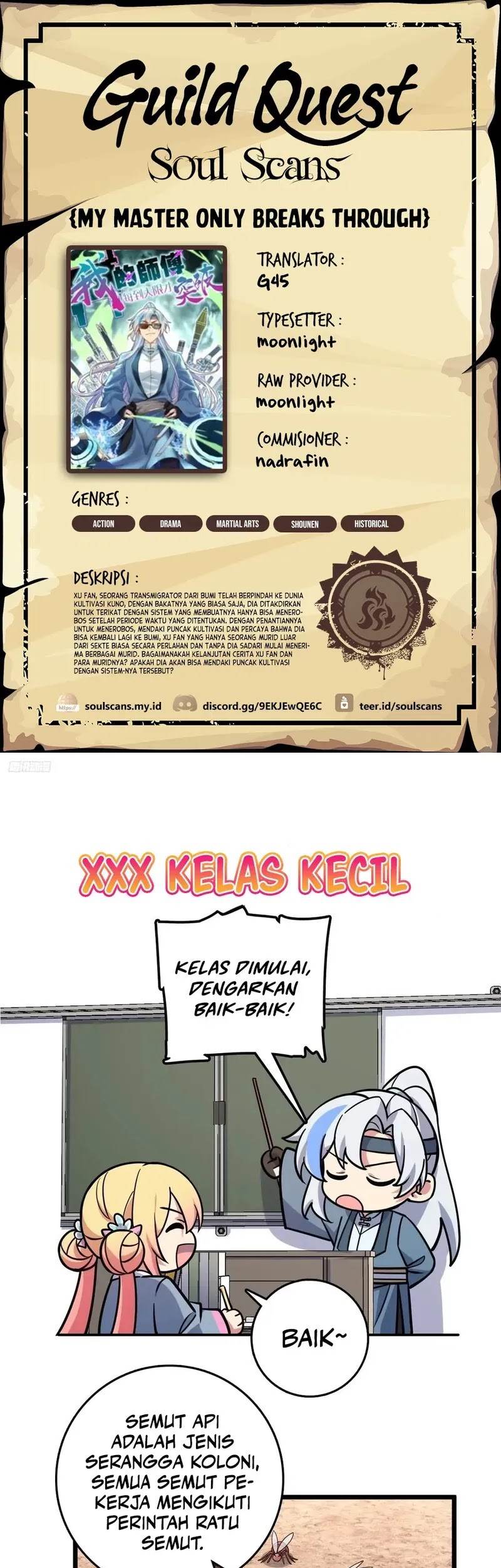 Baca Komik My Master Only Breaks Through Every Time the Limit Is Reached Chapter 148 Gambar 1