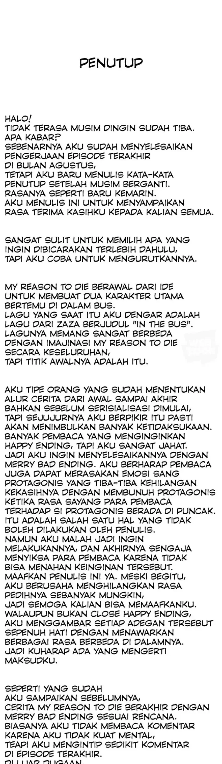 Komik My Reason To Die Chapter 101 gambar 1