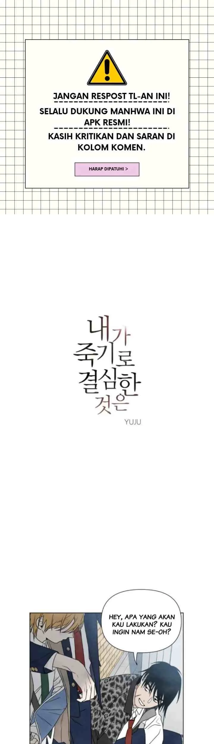 Komik My Reason To Die Chapter 4 gambar 1