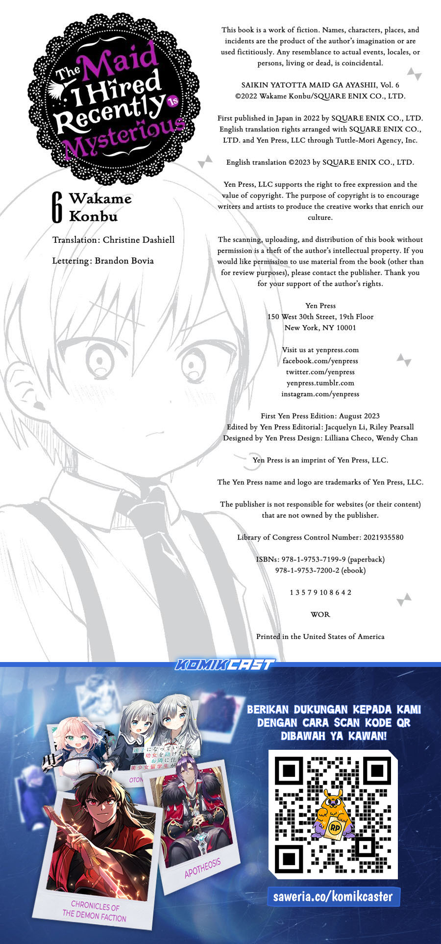 My Recently Hired Maid Is Suspicious Chapter 55.5 Gambar 11