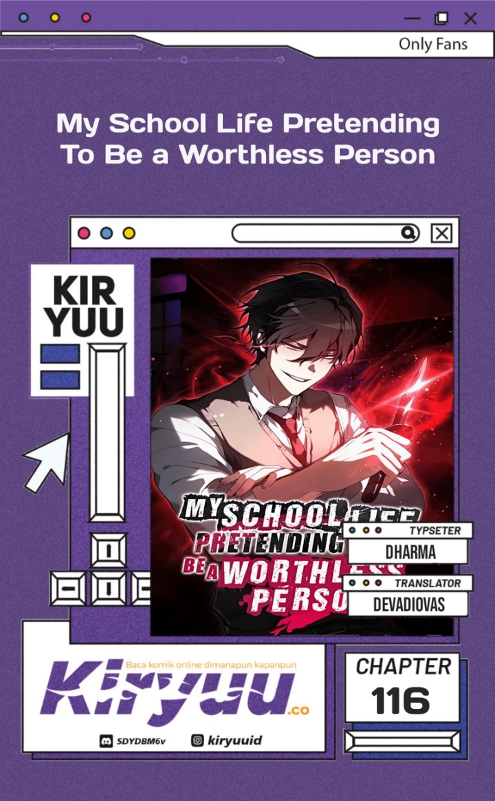 Baca Komik My School Life Pretending to Be a Worthless Person Chapter 116 Gambar 1