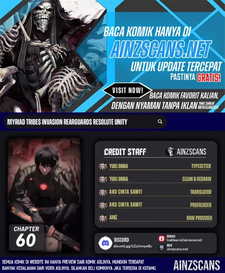 Komik Myriad Tribes Invasion: Rearguard’s Resolute Unity Chapter 60 gambar nomor 1