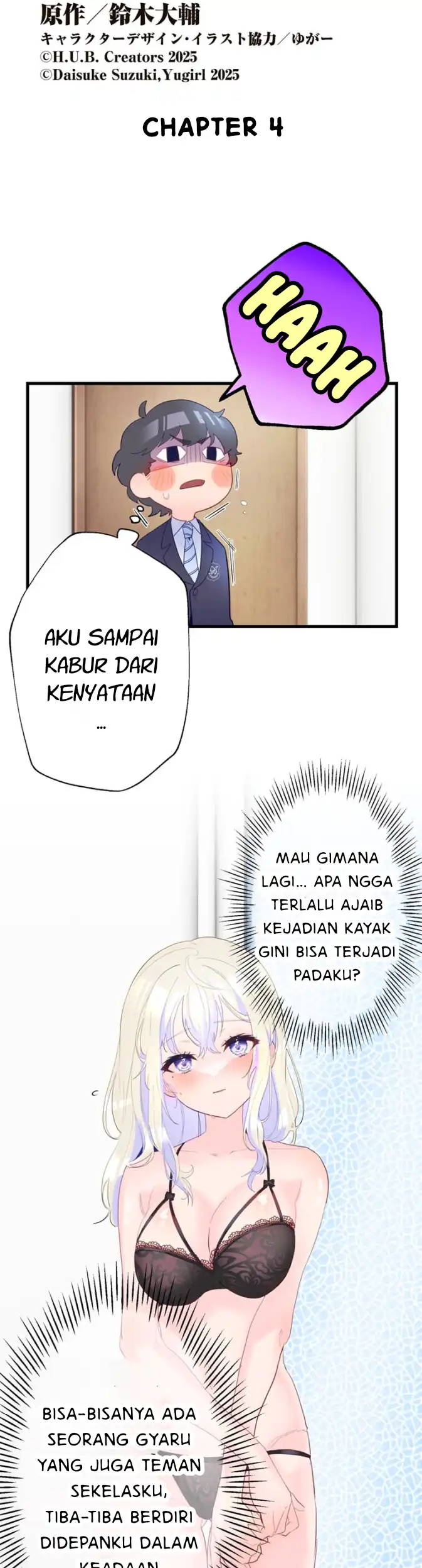 Naannimo Dekinai Gal ga Yuiitsu Dekiru Koto Chapter 4 Gambar 4