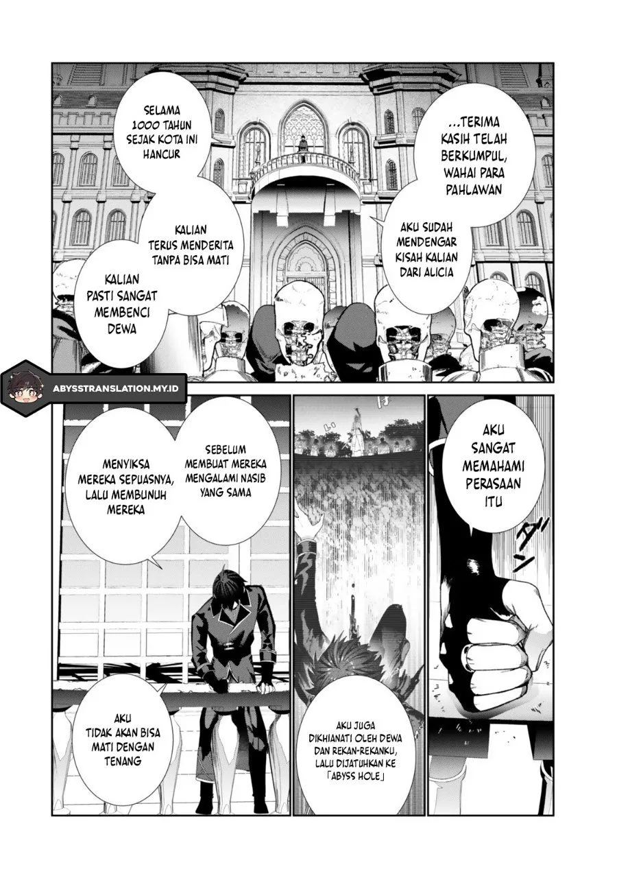 Nakama ni Uragirare Shokei Sareta Shireijutsushi, Undead-ka Shiteita Eiyuu 10000-nin o Sosei Shi Saikyou no Oukoku o Tsukuri Fukushuu o Kaishi Suru: An’ei no Gyokuza ni Eirei wa Tsudou Chapter 2.2 Gambar 8