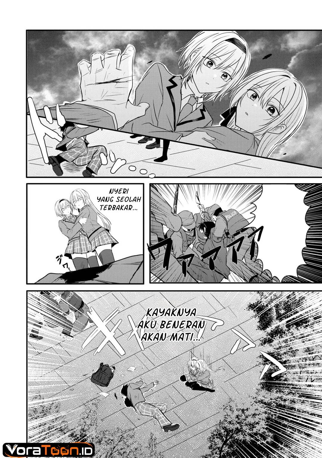 Nani no Torie mo Nai Heibon na Ore ga Bijin Futago Shimai wo Inochigake de Tasuketa Kekka, Jitsu wa Yandere datta Futari wo Gachi Bore Sasete Shimatta Chapter 1 Gambar 24