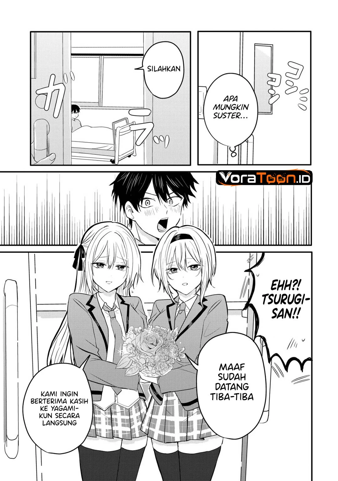 Nani no Torie mo Nai Heibon na Ore ga Bijin Futago Shimai wo Inochigake de Tasuketa Kekka, Jitsu wa Yandere datta Futari wo Gachi Bore Sasete Shimatta Chapter 1 Gambar 27