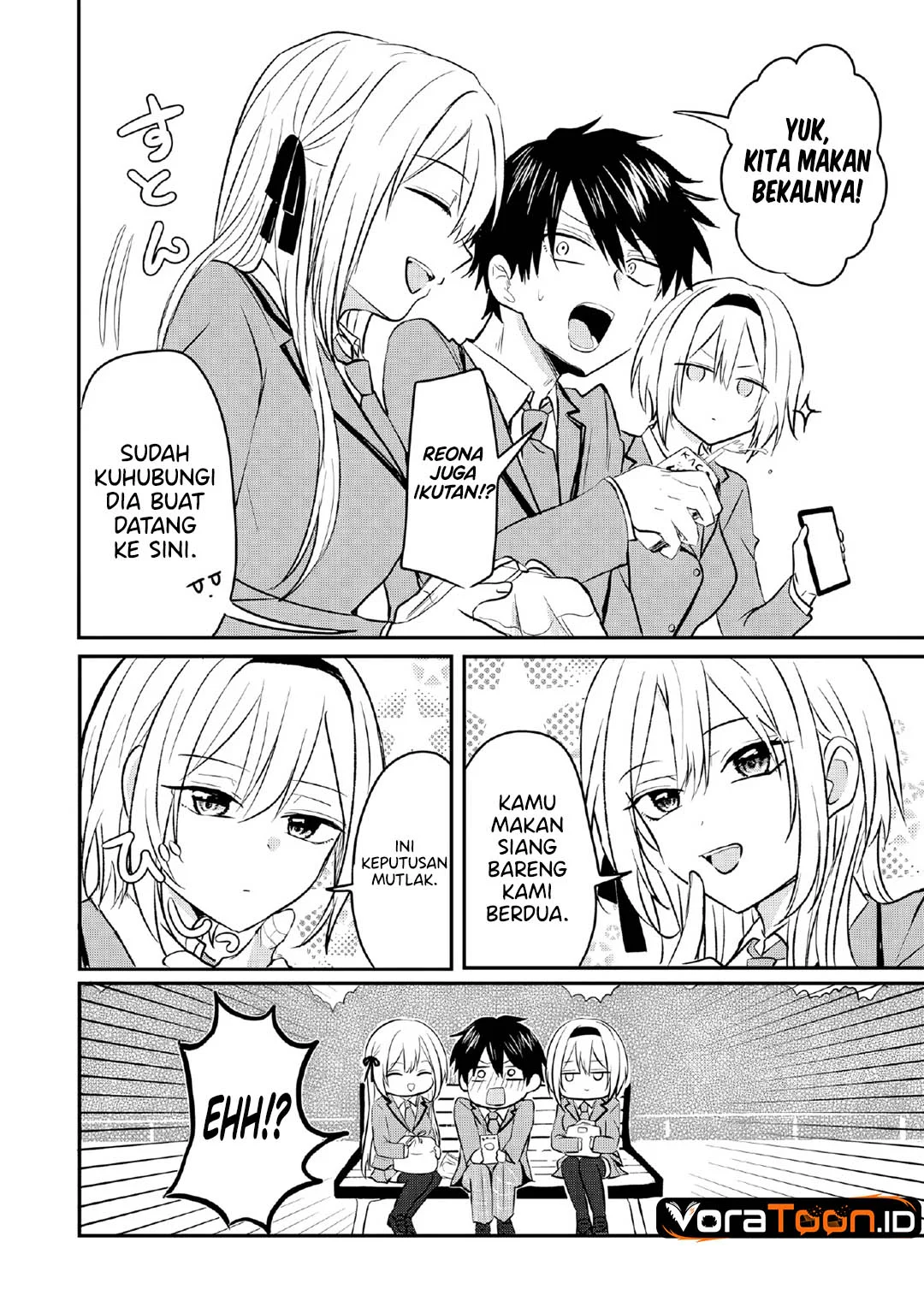 Nani no Torie mo Nai Heibon na Ore ga Bijin Futago Shimai wo Inochigake de Tasuketa Kekka, Jitsu wa Yandere datta Futari wo Gachi Bore Sasete Shimatta Chapter 2 Gambar 25