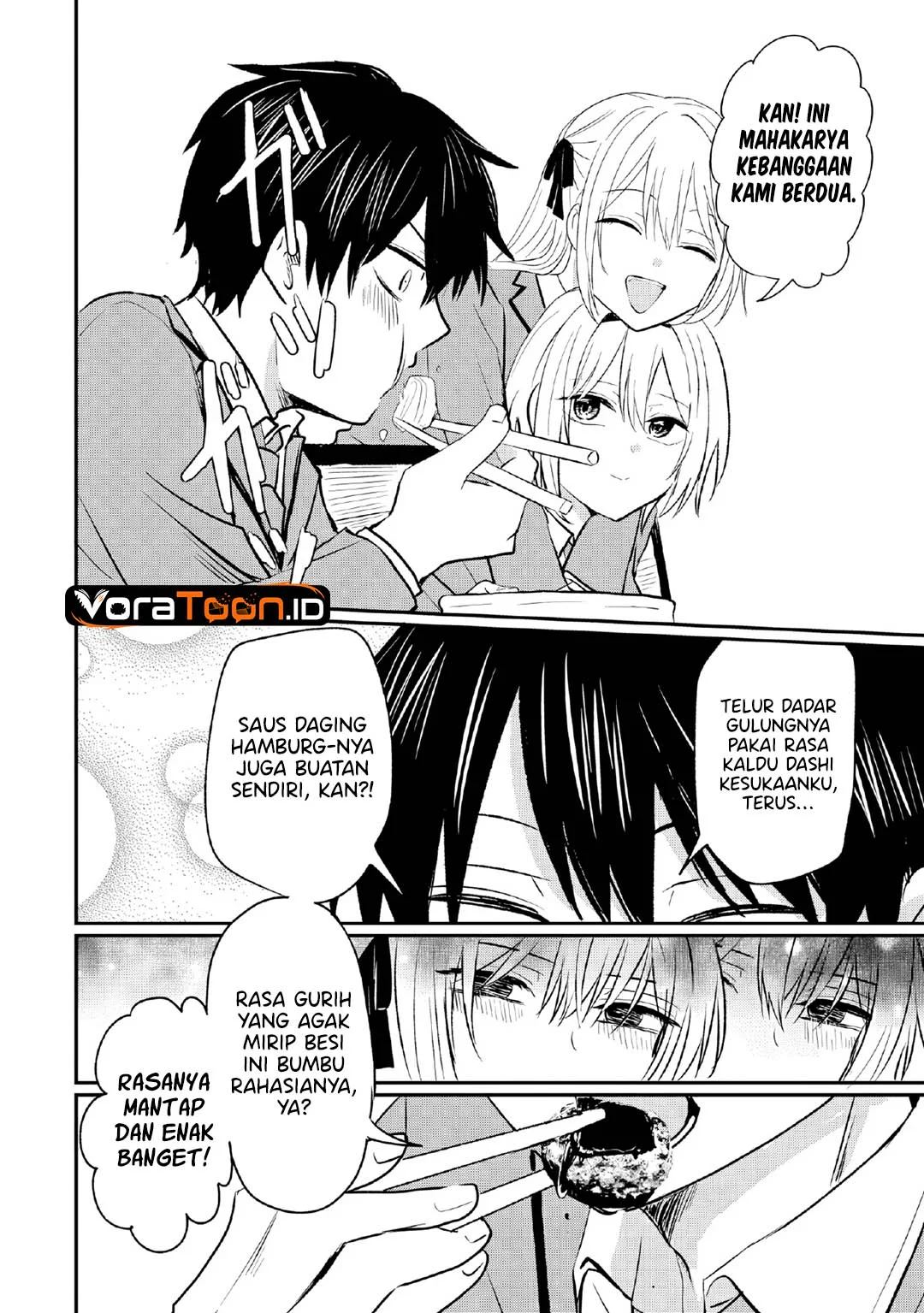 Nani no Torie mo Nai Heibon na Ore ga Bijin Futago Shimai wo Inochigake de Tasuketa Kekka, Jitsu wa Yandere datta Futari wo Gachi Bore Sasete Shimatta Chapter 2 Gambar 29