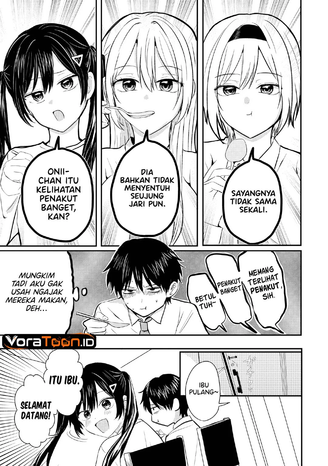 Nani no Torie mo Nai Heibon na Ore ga Bijin Futago Shimai wo Inochigake de Tasuketa Kekka, Jitsu wa Yandere datta Futari wo Gachi Bore Sasete Shimatta Chapter 3 Gambar 30