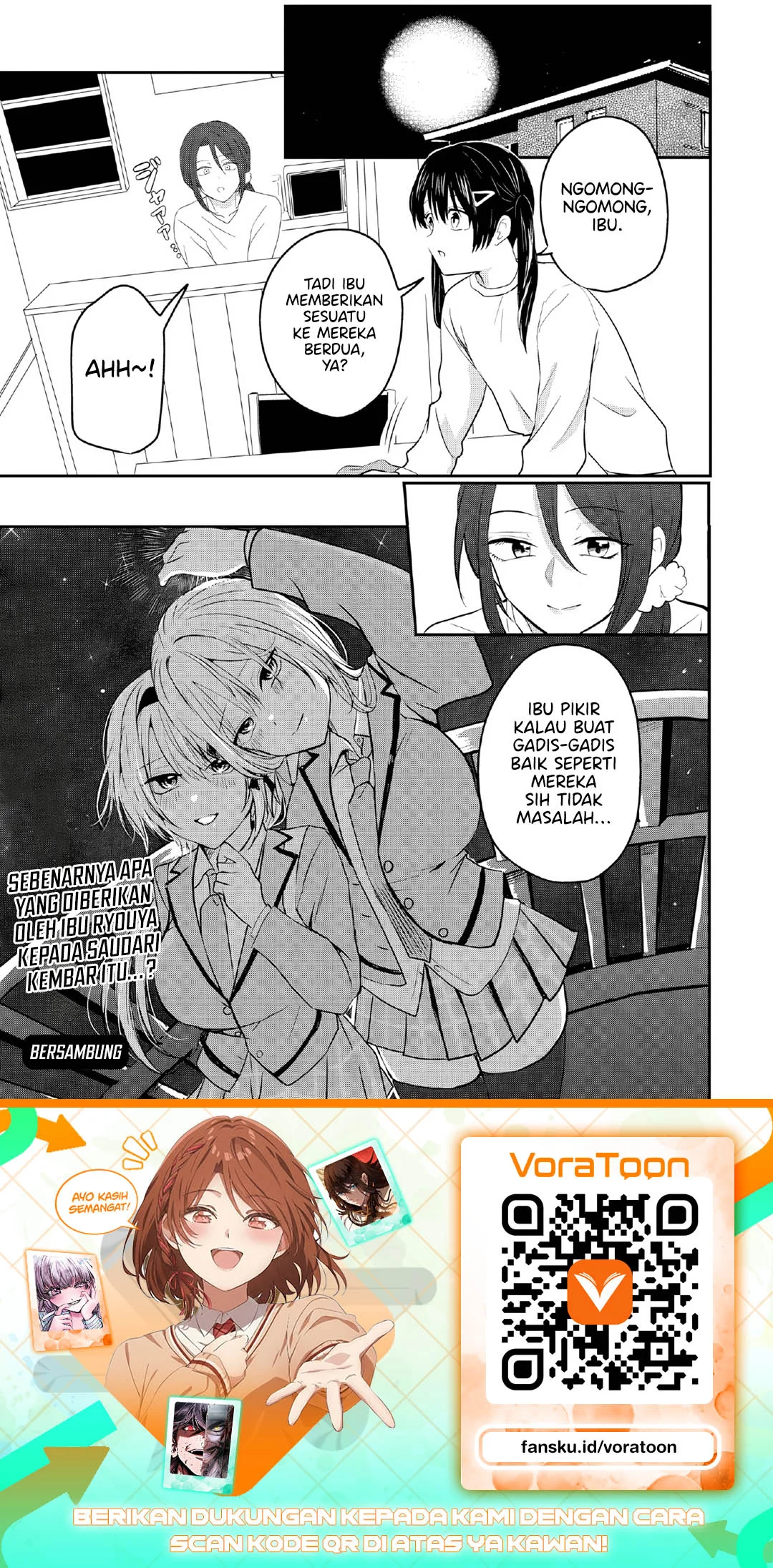 Nani no Torie mo Nai Heibon na Ore ga Bijin Futago Shimai wo Inochigake de Tasuketa Kekka, Jitsu wa Yandere datta Futari wo Gachi Bore Sasete Shimatta Chapter 3 Gambar 36