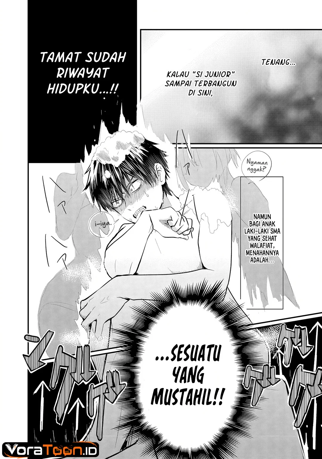 Nani no Torie mo Nai Heibon na Ore ga Bijin Futago Shimai wo Inochigake de Tasuketa Kekka, Jitsu wa Yandere datta Futari wo Gachi Bore Sasete Shimatta Chapter 5.1 Gambar 11
