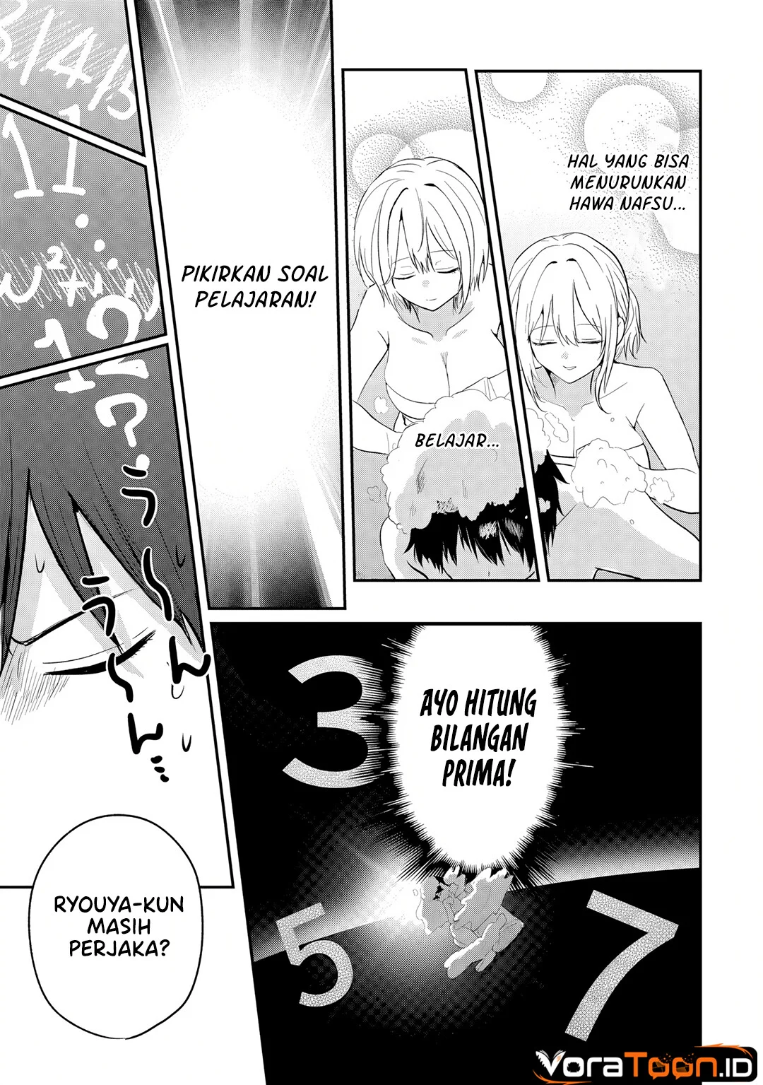Nani no Torie mo Nai Heibon na Ore ga Bijin Futago Shimai wo Inochigake de Tasuketa Kekka, Jitsu wa Yandere datta Futari wo Gachi Bore Sasete Shimatta Chapter 5.1 Gambar 12