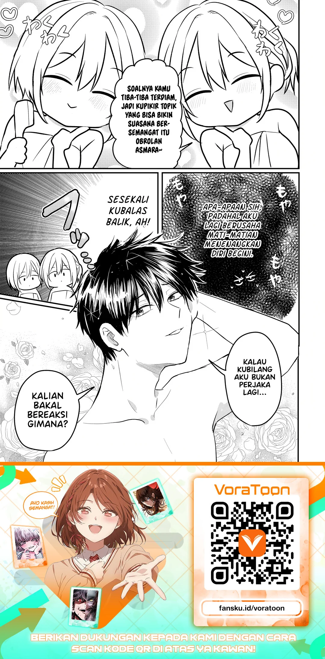 Nani no Torie mo Nai Heibon na Ore ga Bijin Futago Shimai wo Inochigake de Tasuketa Kekka, Jitsu wa Yandere datta Futari wo Gachi Bore Sasete Shimatta Chapter 5.1 Gambar 14