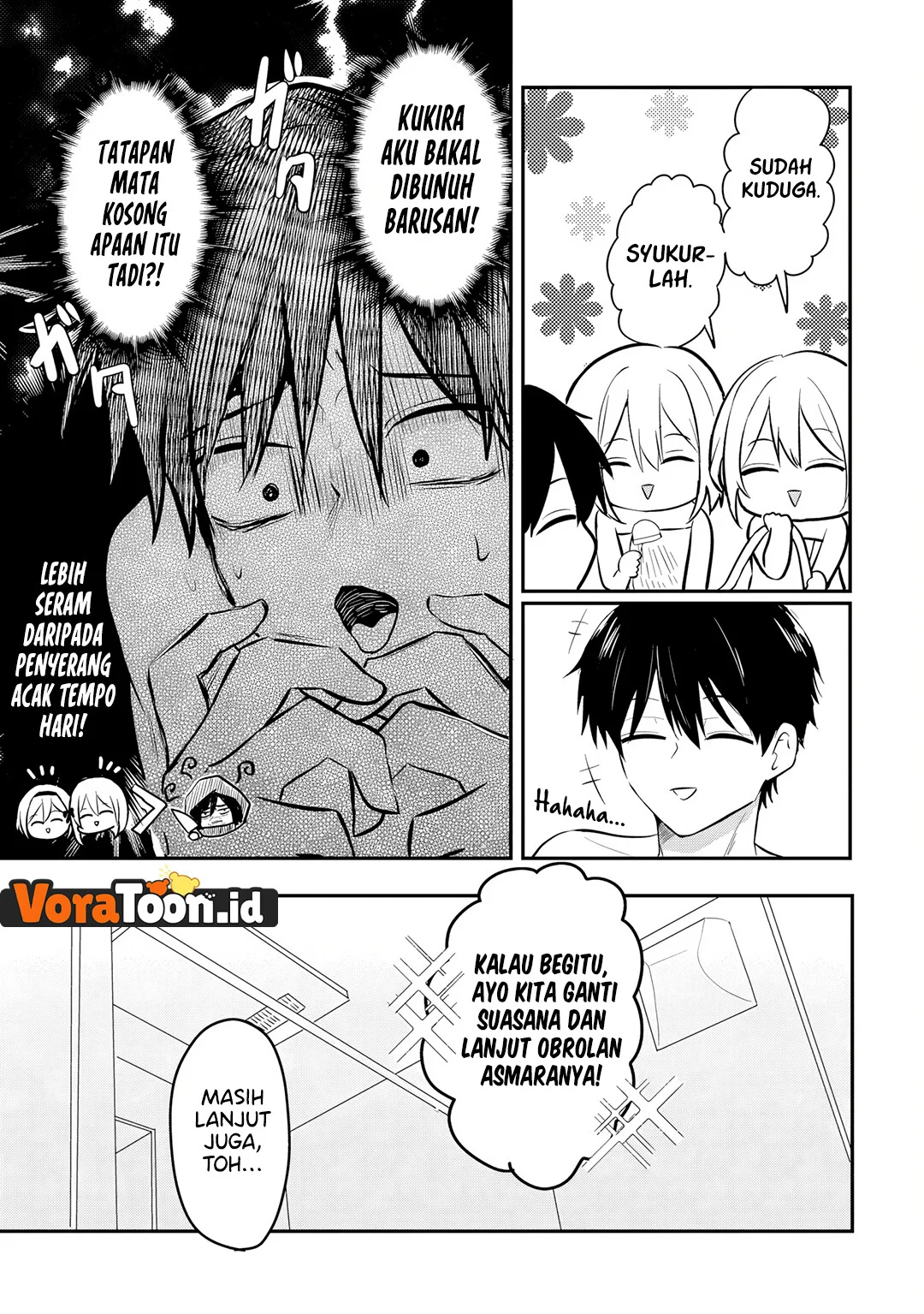 Nani no Torie mo Nai Heibon na Ore ga Bijin Futago Shimai wo Inochigake de Tasuketa Kekka, Jitsu wa Yandere datta Futari wo Gachi Bore Sasete Shimatta Chapter 5.2 Gambar 3