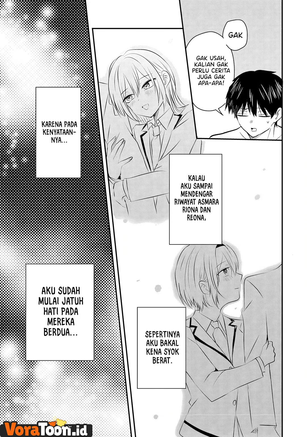 Nani no Torie mo Nai Heibon na Ore ga Bijin Futago Shimai wo Inochigake de Tasuketa Kekka, Jitsu wa Yandere datta Futari wo Gachi Bore Sasete Shimatta Chapter 5.2 Gambar 7