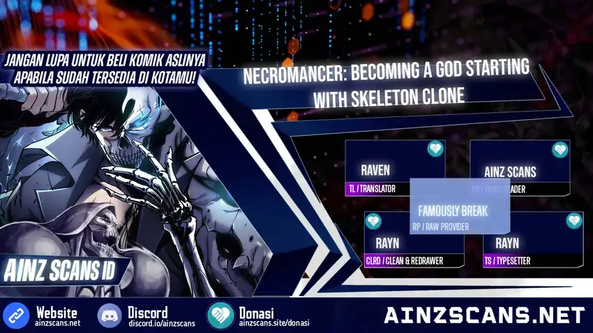 Necromancer: Becoming A God Starting With Skeleton Clone Chapter 21 halaman 2