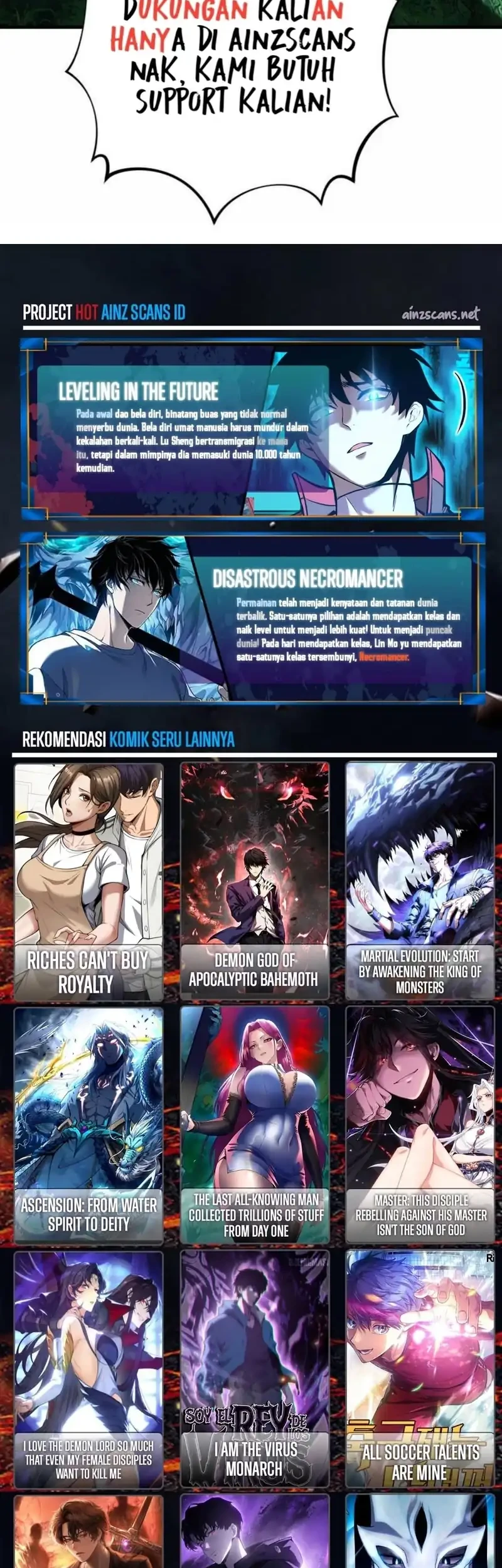 Necromancer: Becoming A God Starting With Skeleton Clone Chapter 22 Gambar 38
