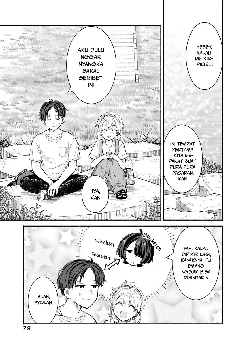 Nee, Mou Isso Tsukiacchau? Osananajimi no Bishoujo ni Tanomarete, Camo Kareshi Hajimemashita Chapter 19 Gambar 12