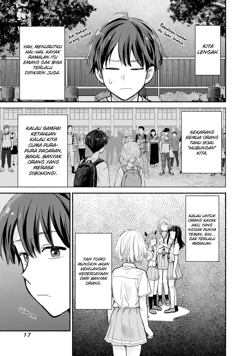 Nee, Mou Isso Tsukiacchau? Osananajimi no Bishoujo ni Tanomarete, Camo Kareshi Hajimemashita Chapter 24 Gambar 16