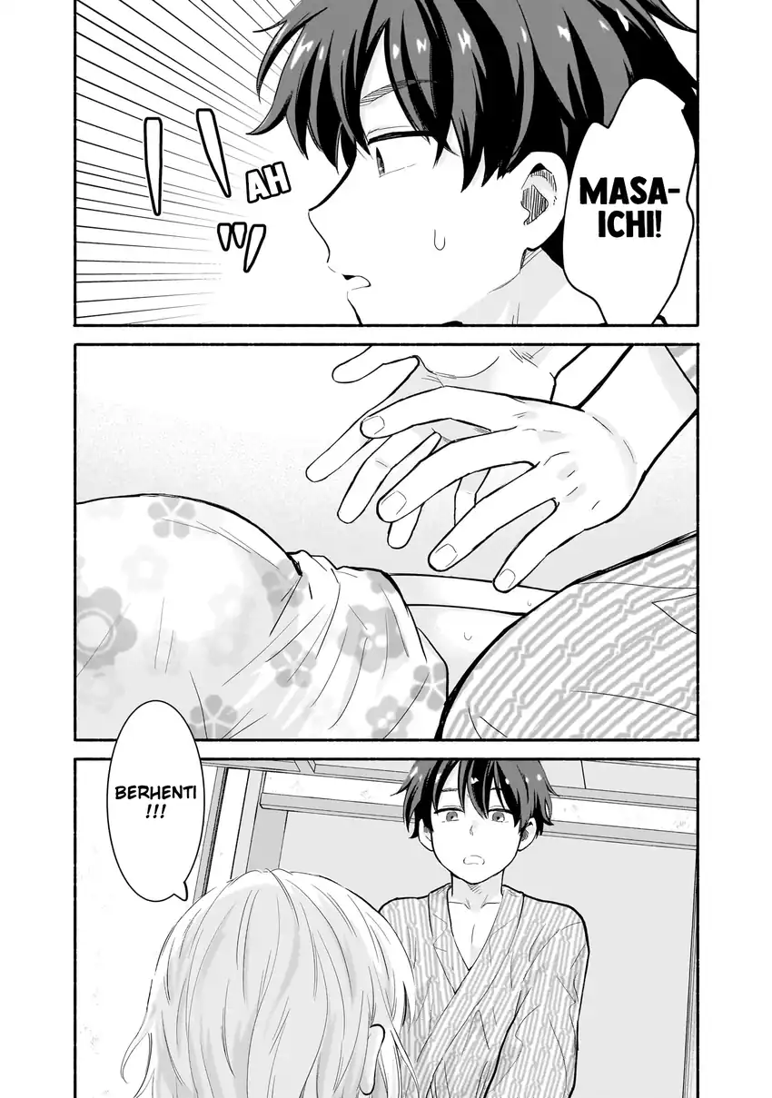 Nee, Mou Isso Tsukiacchau? Osananajimi no Bishoujo ni Tanomarete, Camo Kareshi Hajimemashita Chapter 28 Gambar 17