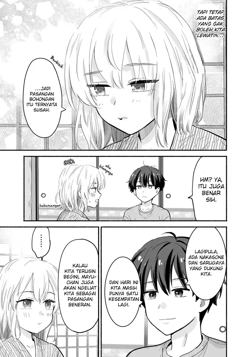 Nee, Mou Isso Tsukiacchau? Osananajimi no Bishoujo ni Tanomarete, Camo Kareshi Hajimemashita Chapter 33 Gambar 22