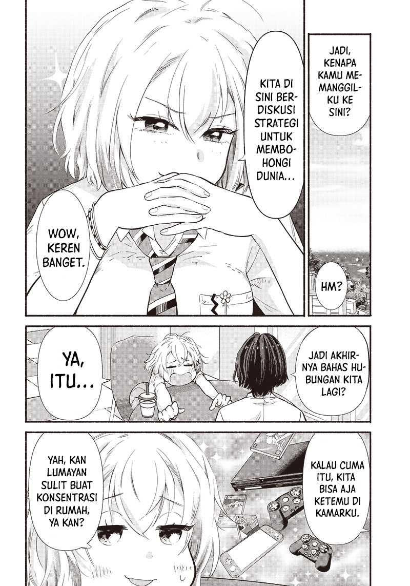 Nee, Mou Isso Tsukiacchau? Osananajimi no Bishoujo ni Tanomarete, Camo Kareshi Hajimemashita Chapter 7 Gambar 5