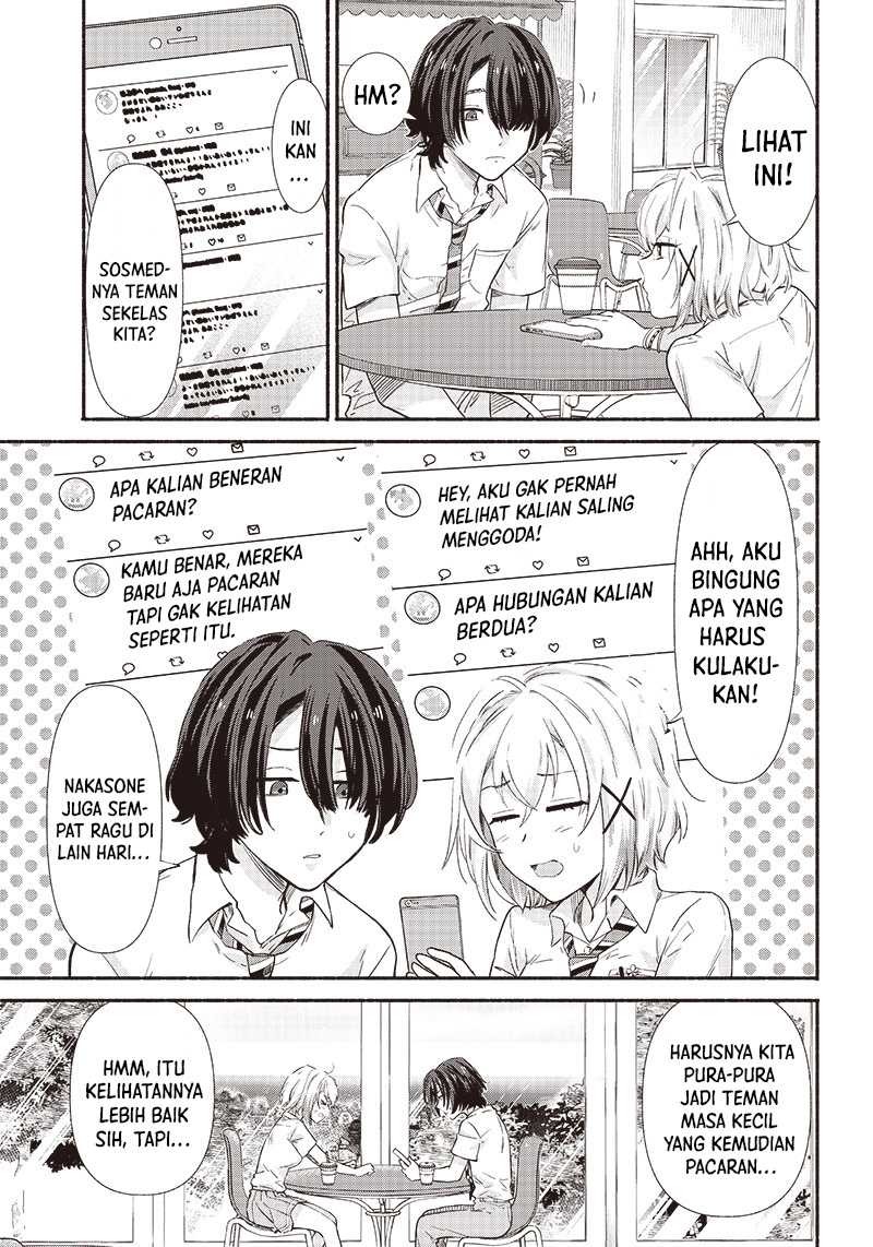 Nee, Mou Isso Tsukiacchau? Osananajimi no Bishoujo ni Tanomarete, Camo Kareshi Hajimemashita Chapter 7 Gambar 6