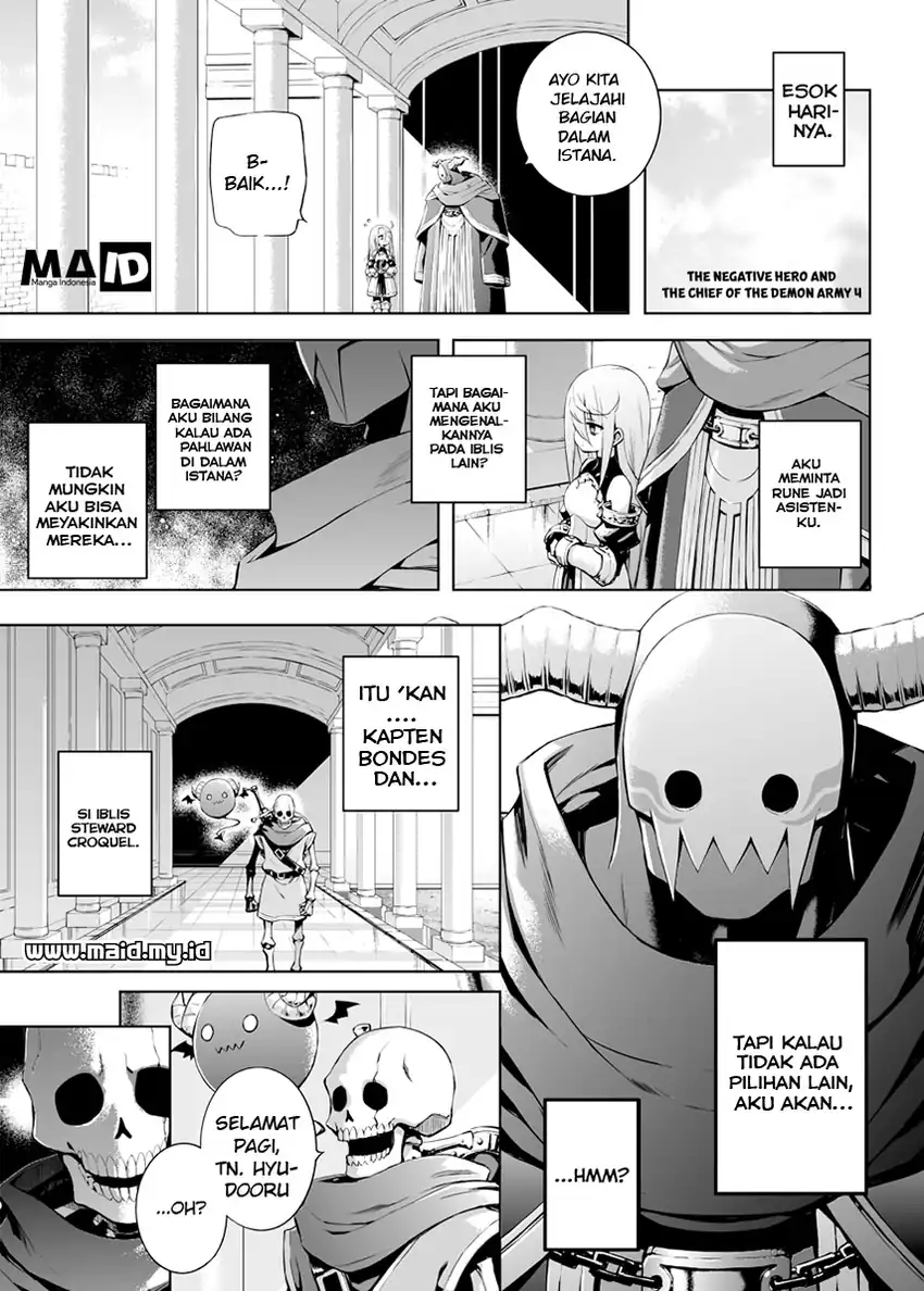 Negatibu Yuusha to Maougun Kanbu Chapter 4 Gambar 4