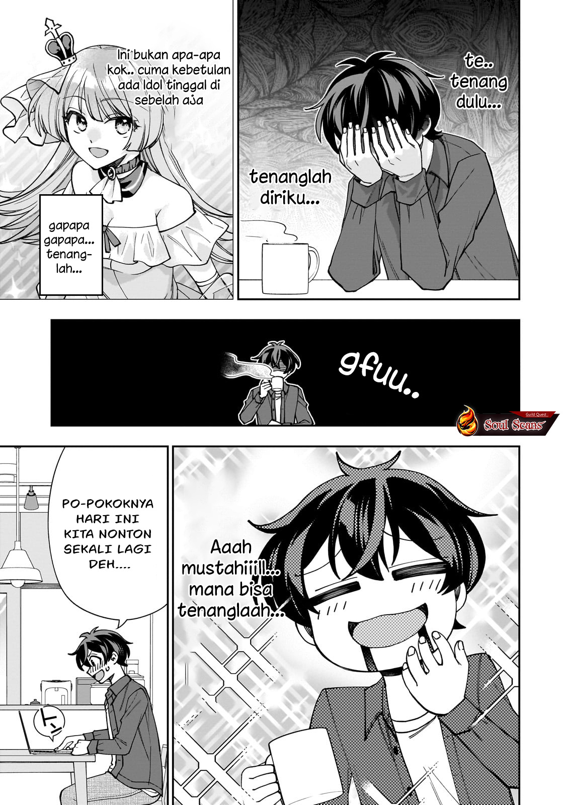 Net no Oshi to Real no Oshi ga Tonari ni Hikkoshite Kita Chapter 1 Gambar 42