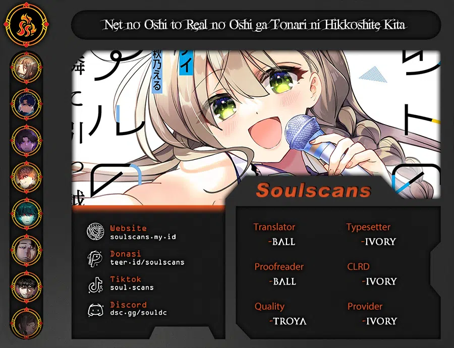 Baca Komik Net no Oshi to Real no Oshi ga Tonari ni Hikkoshite Kita Chapter 10 Gambar 1
