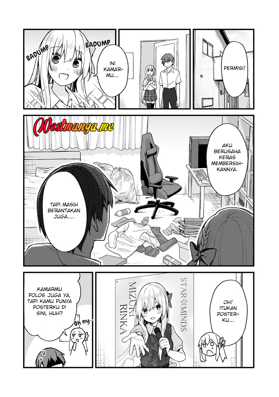 Netoge no Yome ga Ninki Idol datta ken ~Cool-kei no kanojo wa genjitsu demo yome no tsumori de iru~ Chapter 25 Gambar 5