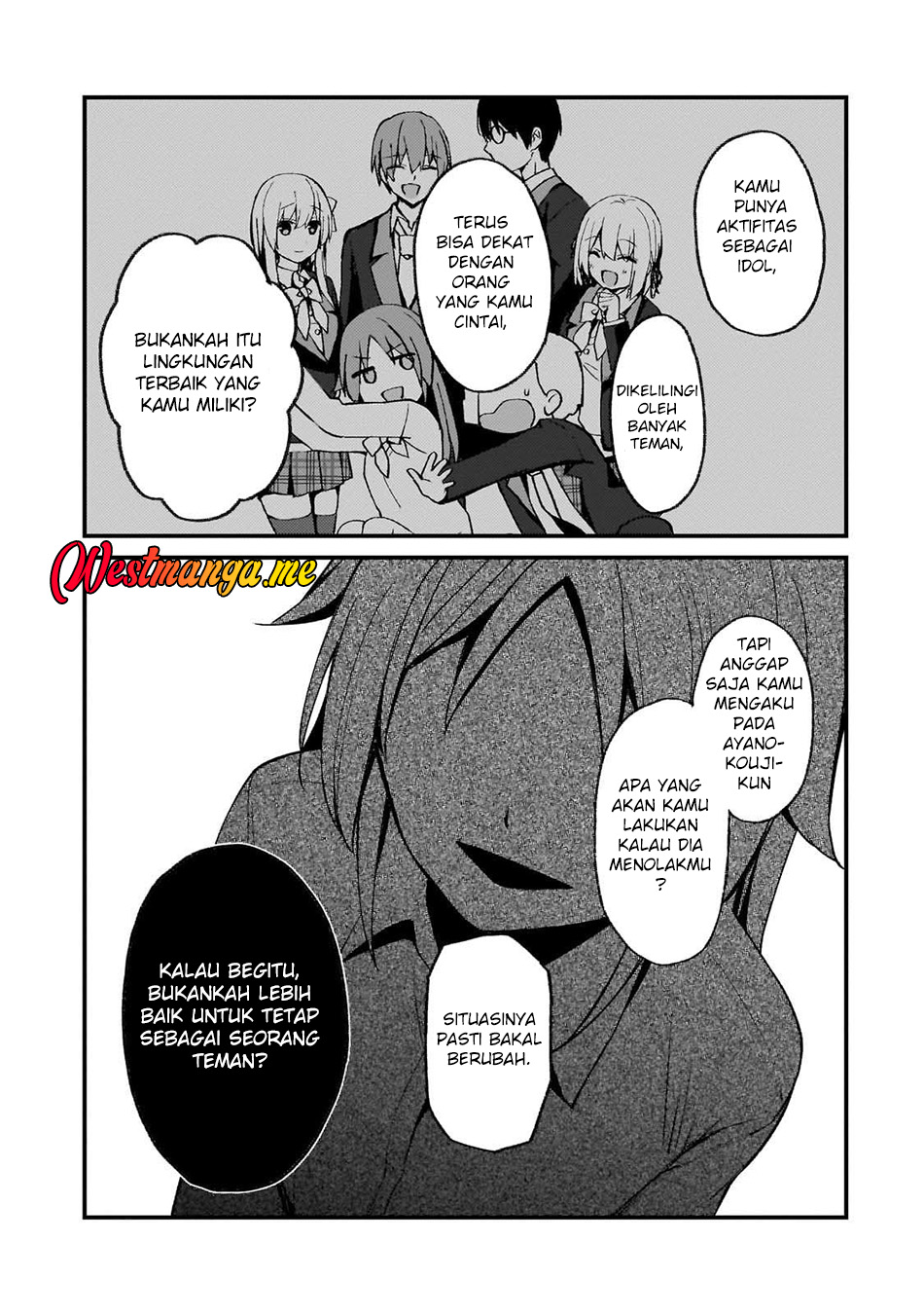 Netoge no Yome ga Ninki Idol datta ken ~Cool-kei no kanojo wa genjitsu demo yome no tsumori de iru~ Chapter 26 Gambar 11