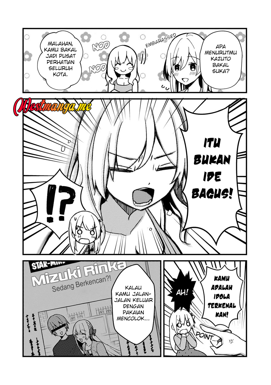 Netoge no Yome ga Ninki Idol datta ken ~Cool-kei no kanojo wa genjitsu demo yome no tsumori de iru~ Chapter 29 Gambar 10