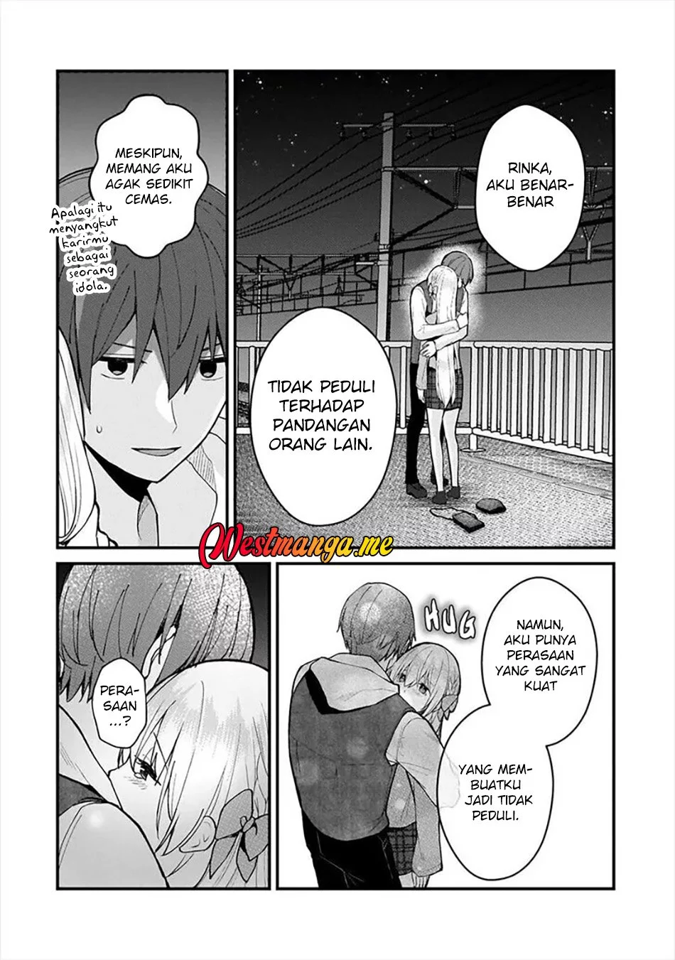 Netoge no Yome ga Ninki Idol datta ken ~Cool-kei no kanojo wa genjitsu demo yome no tsumori de iru~ Chapter 32 Gambar 17