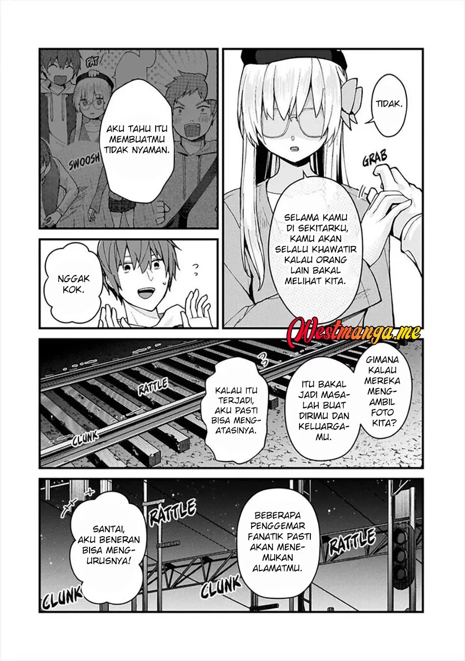 Netoge no Yome ga Ninki Idol datta ken ~Cool-kei no kanojo wa genjitsu demo yome no tsumori de iru~ Chapter 32 Gambar 9
