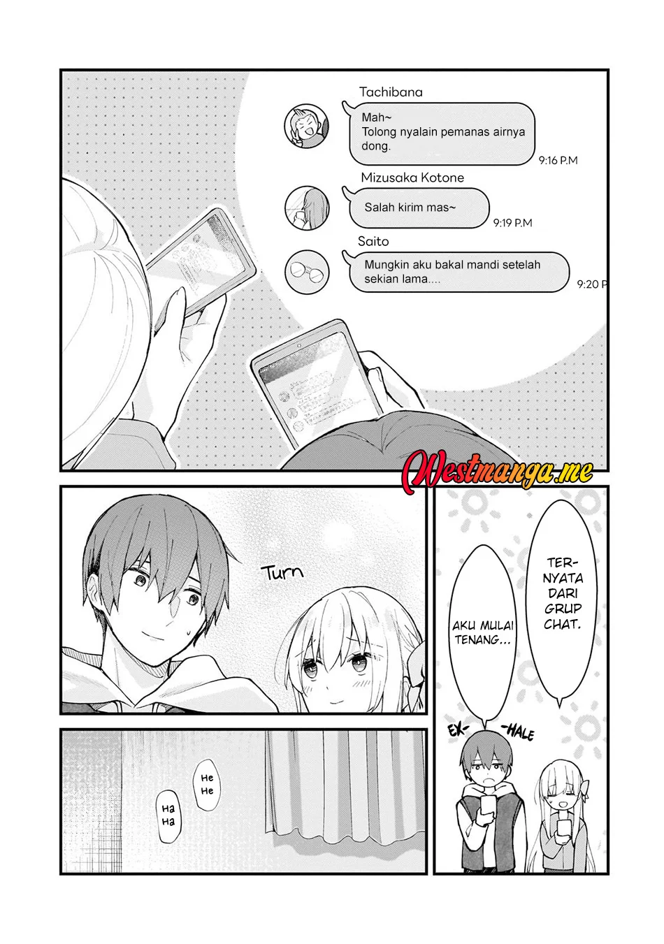 Netoge no Yome ga Ninki Idol datta ken ~Cool-kei no kanojo wa genjitsu demo yome no tsumori de iru~ Chapter 34 Gambar 12