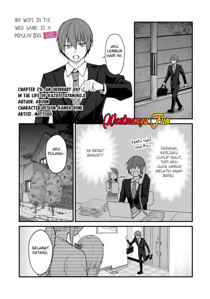 Baca Manga Netoge no Yome ga Ninki Idol datta Chapter 24 Gambar 2