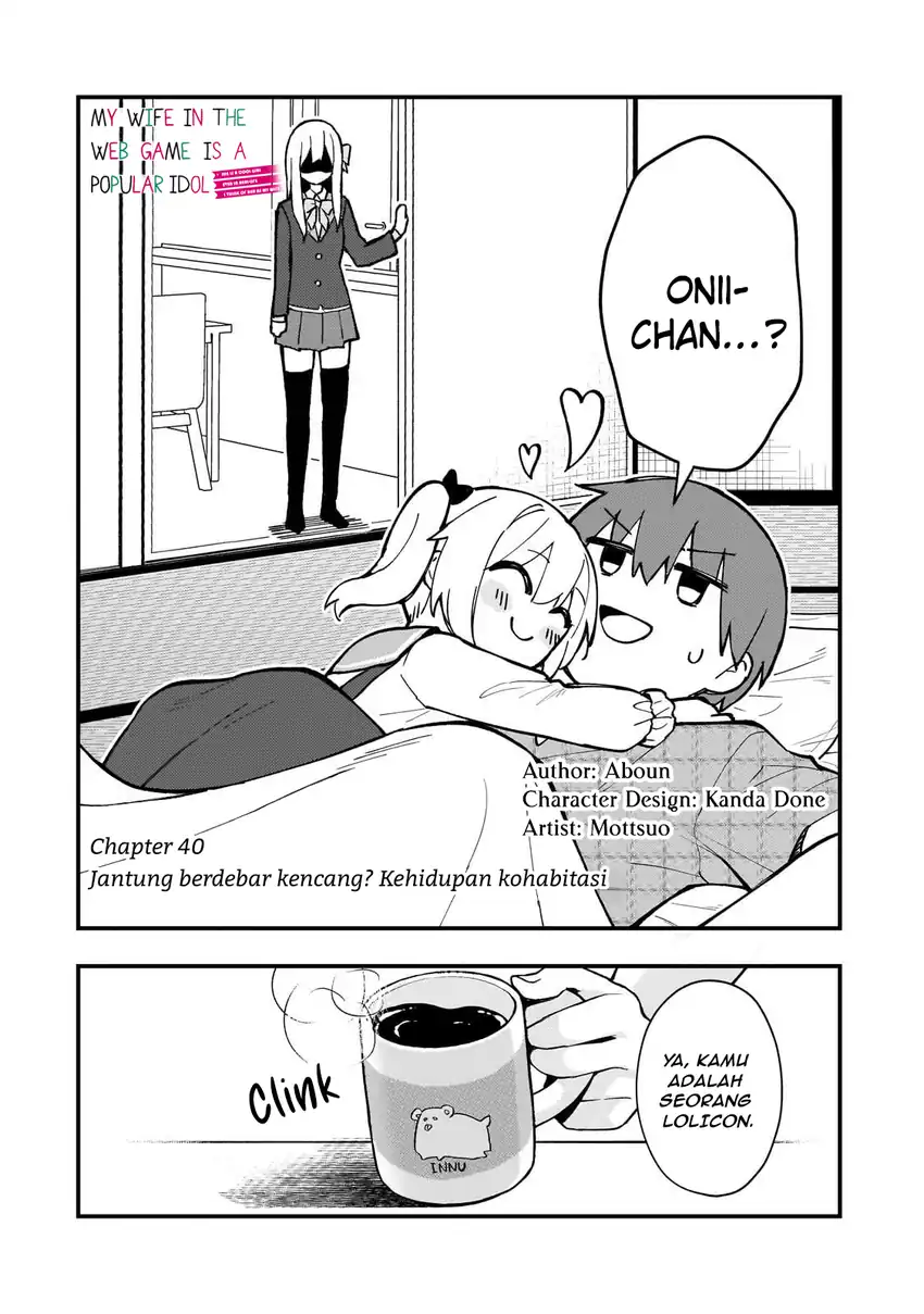 Netoge no Yome ga Ninki Idol datta Chapter 40 Gambar 3