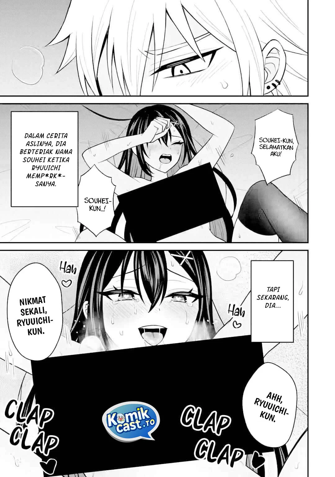 Netorare Manga no Kuzu Otoko ni Tensei Shitaa Hazu ga Heroine ga Yottekuru Ken Chapter 21 Gambar 16