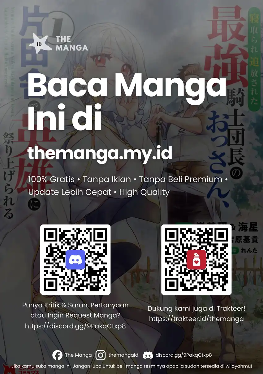 Netorare Tsuihousareta Saikyou Kishi Danchou No Ossan, Katainaka De Eiyuu Ni Matsuriagerareru Chapter 5.3 Gambar 12