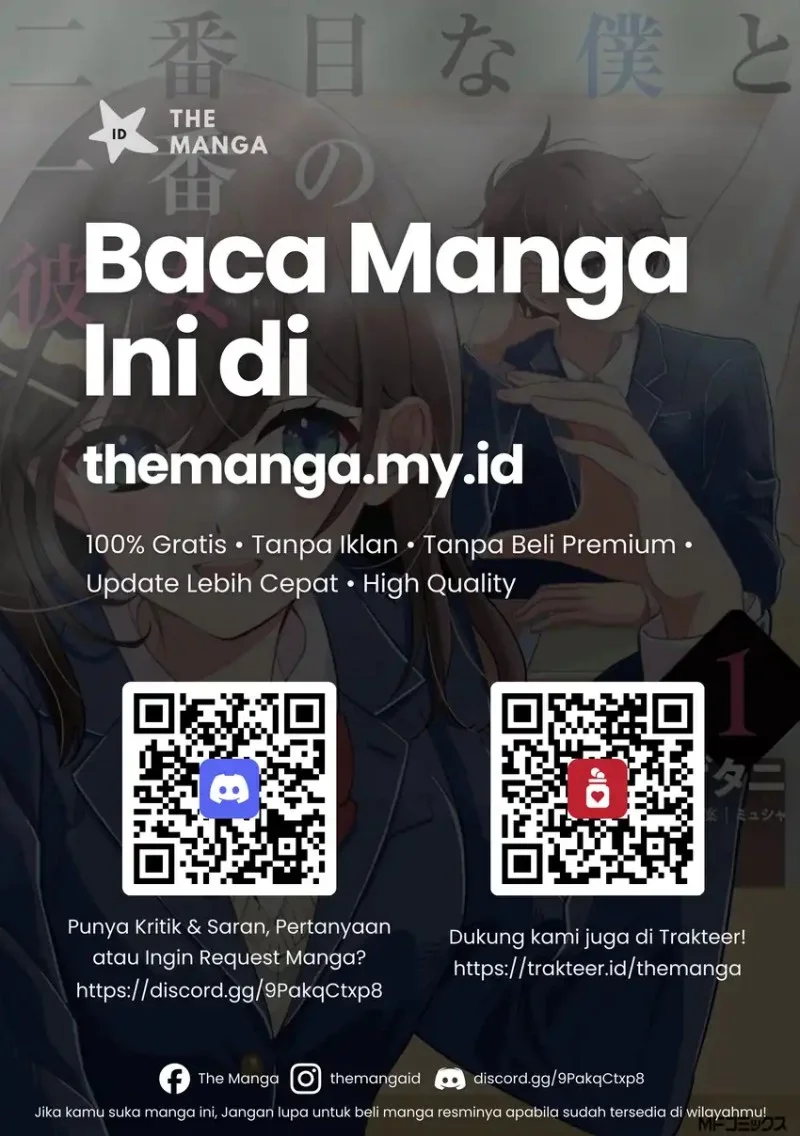 Nibanme na Boku to Ichiban no Kanojo Chapter 6.2 Gambar 20