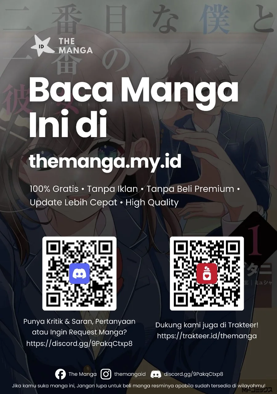 Nibanme na Boku to Ichiban no Kanojo Chapter 7.2 Gambar 18