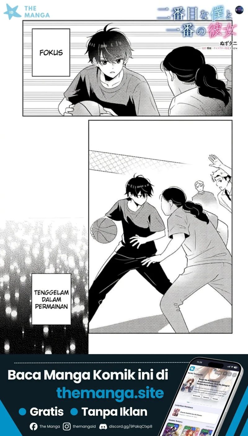 Manga Nibanme na Boku to Ichiban no Kanojo Chapter 9.1 gambar 2