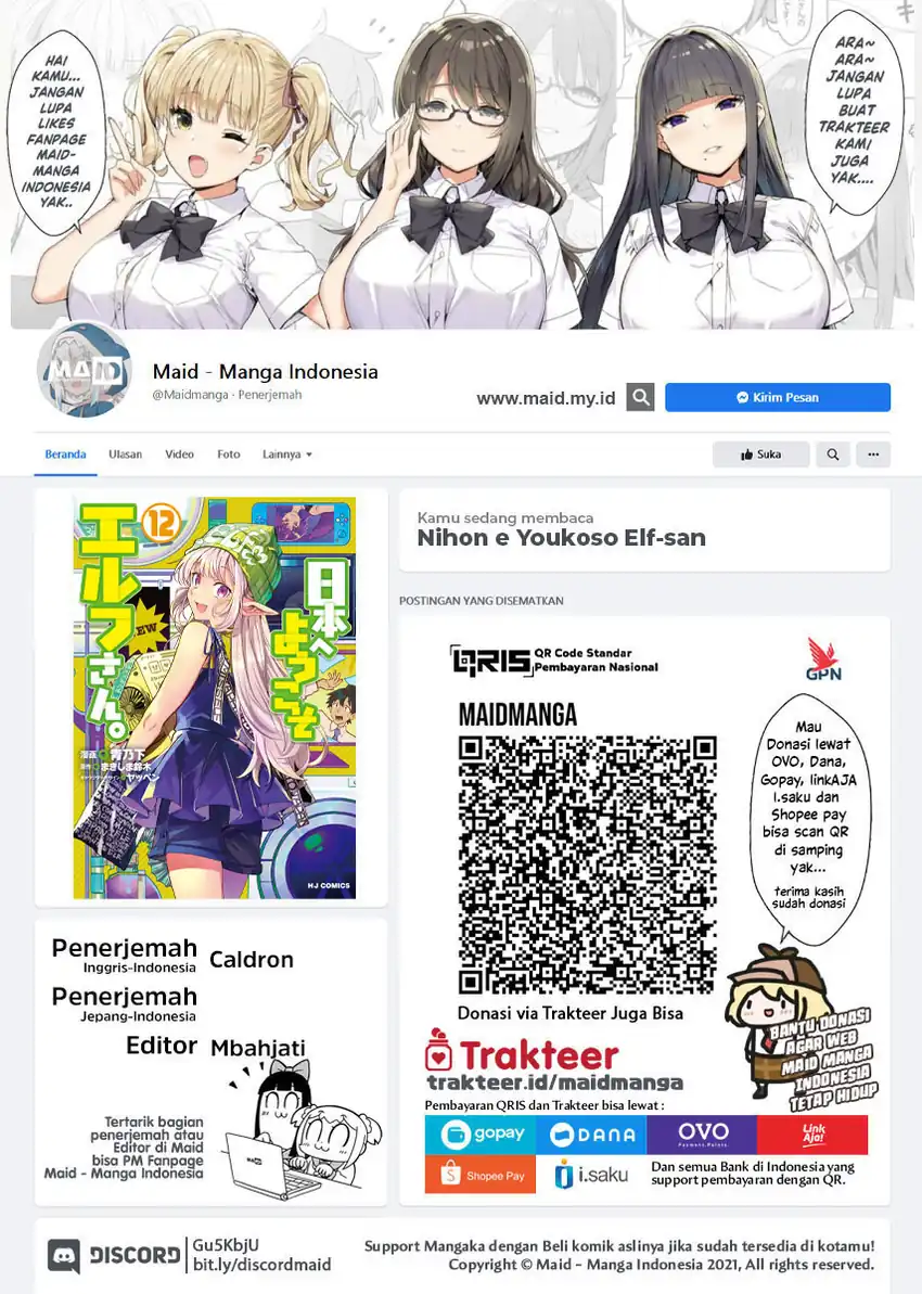 Manga Nihon e Youkoso Elf-san Chapter 68 gambar 2