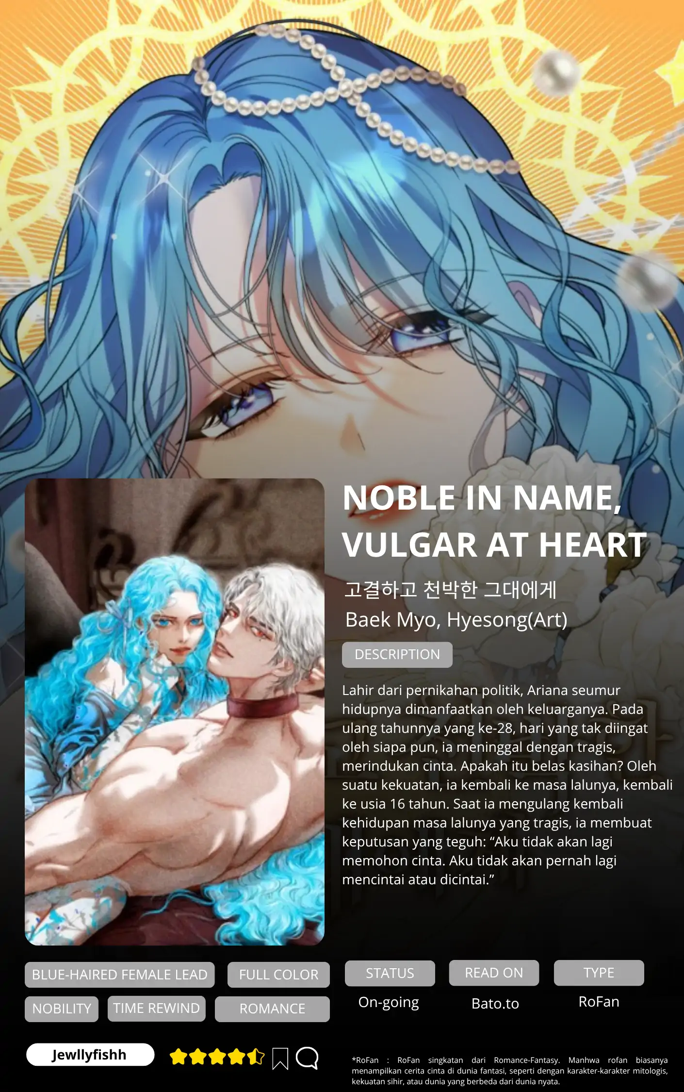 Komik Noble in Name, Vulgar at Heart Chapter 7 gambar nomor 1
