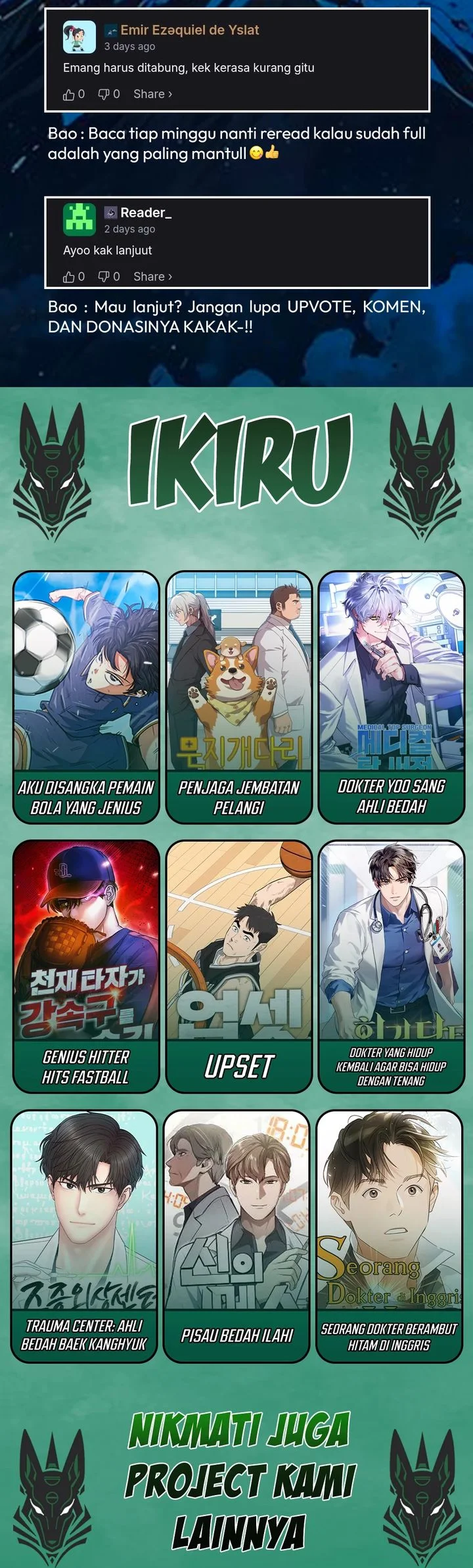 Not Over Chapter 50 Gambar 75