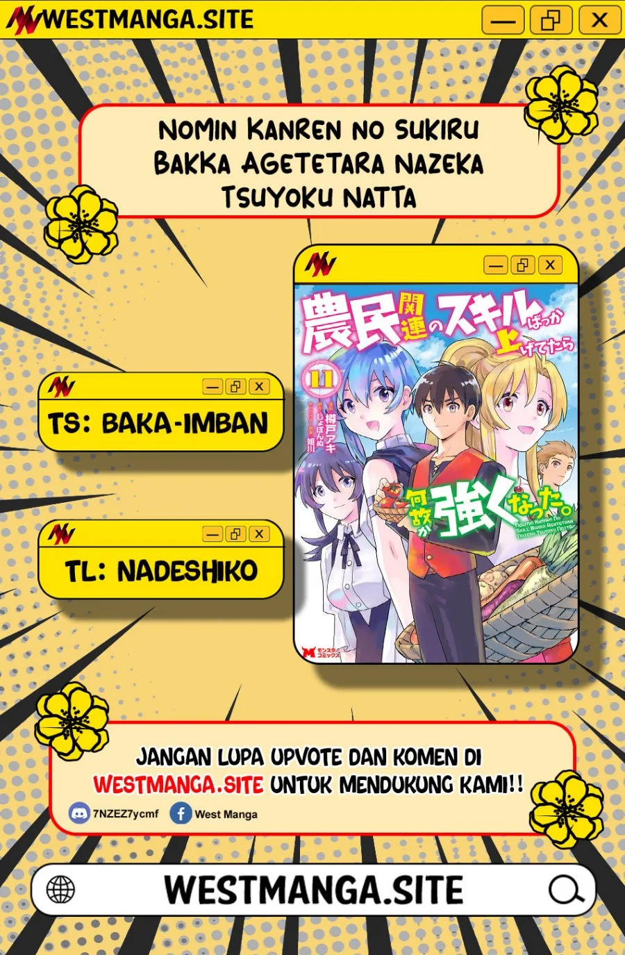 Noumin Kanren no Skill bakka Agetetara Naze ka Tsuyoku Natta Chapter 41.1 Gambar 3