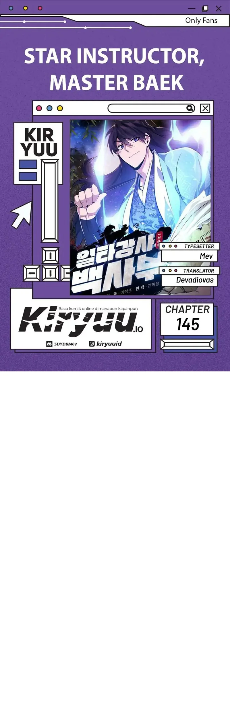 Komik Number One Star Instructor Master Baek Chapter 145 gambar nomor 1