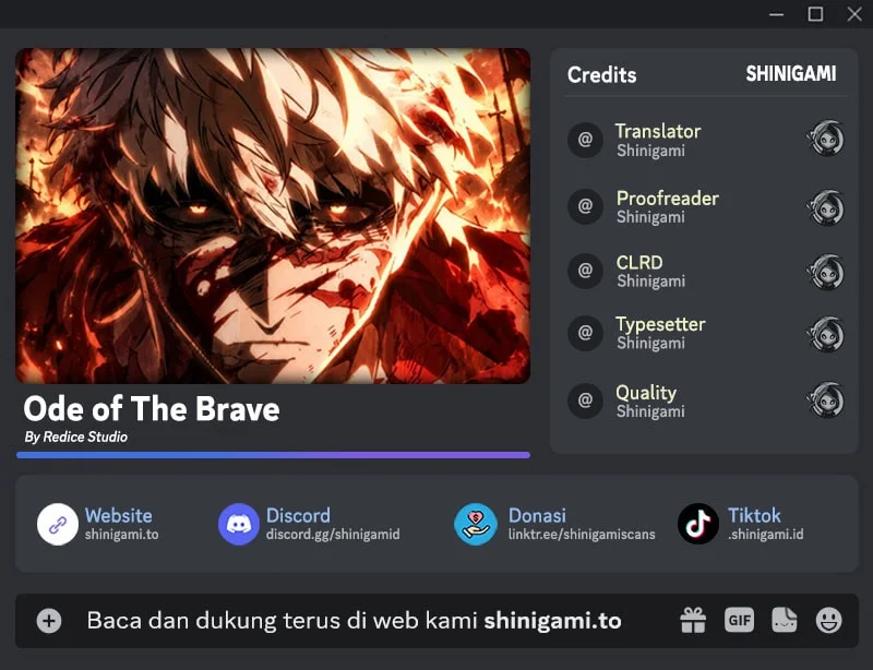 Komik Ode Of The Brave Chapter 0.1 gambar 1