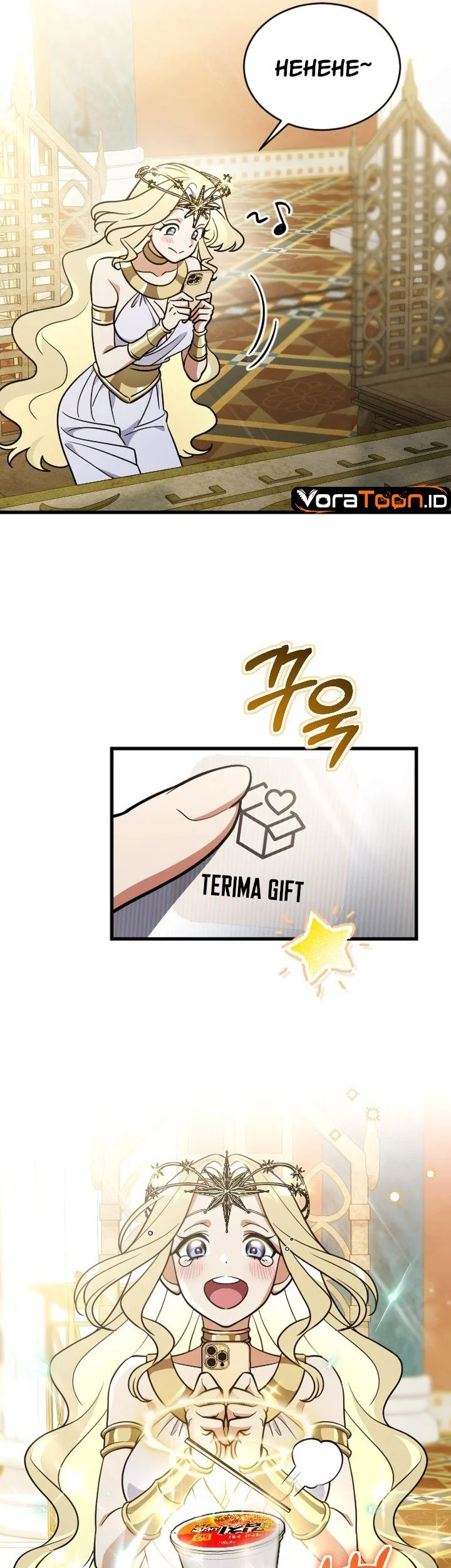 Offering Kimchi Cup Noodles to the Gods' Group Chat Chapter 1 Gambar 58